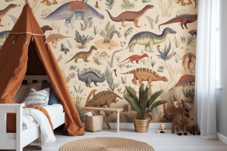 Abat-Jour Dinosaure STIKKIPIX - Décoration Lampe Enfant - Facile à Installer - Pour Chambre